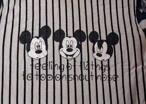 Mickey Mouse Striped long top
