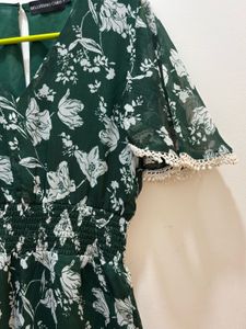 Bellissimo Caro Romper With Smocked Waist