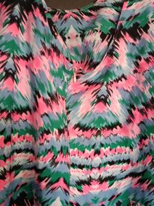 Colorful Print Dress