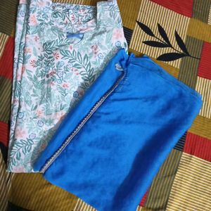 Floral Print Kurta 3-Piece set