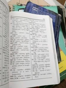 Trilingual Dictionary: Hindi, English, Telugu
