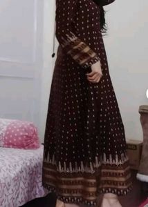 Elegant Brown Ethnic Skirt