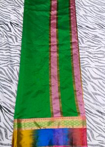 multi green colour  saree