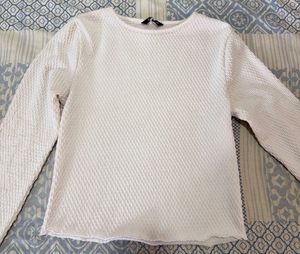 Textured Long Sleeve Top