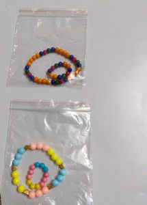 Colorful Beaded Bracelet & ring combo
