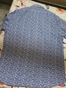 Men's Floral Print Short Sleeve Shirt