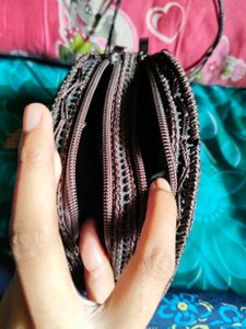 Unique Coconut Shell Round Bag