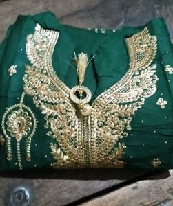 Designer Green Kurta Set