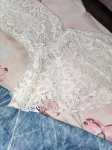 ✨ Vintage Lace &amp; Denim Dress for Sale 💙🤍