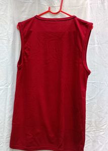 Maroon Sleeveless jersey