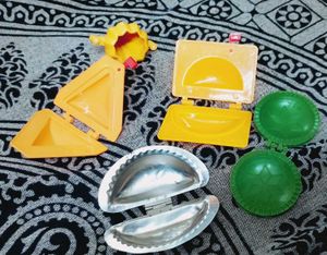 Set of 5 vintage Samosa/Sandwich Moulds