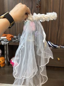 Bridal Veil and Pink Earmuffs