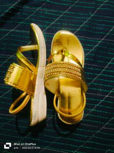 Baby's Golden Flats & Sandals