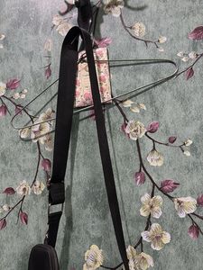 Quilted Crossbody Bag with Pouch