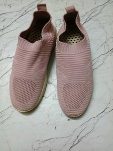 Pink Slip-On Shoes