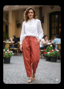 Relaxed Fit Casual Pants