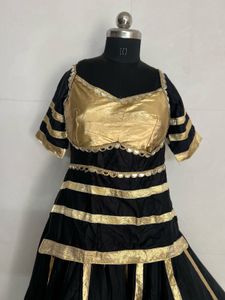 Black &amp; Gold Lehenga Choli