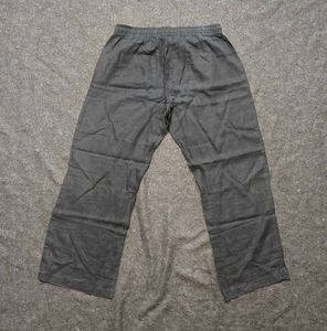CINQUE Wide-Leg Linen Blend Drawstring Pants