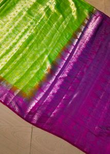 Silver Design Banarasi Soft Silk Saree