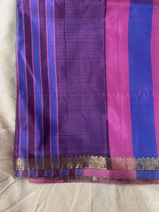 Vibrant Striped Pure Silk Saree