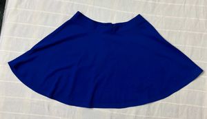 Vibrant Blue Skater Skirt