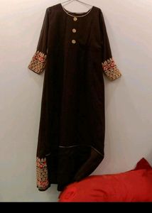 Women Ethnic Gown With Dupatta Or Pant