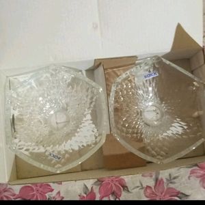 Glass Bowl Set Of 2