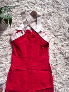 Chic Red Bodycon Party Dress