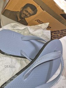 Light Blue Flip Flops
