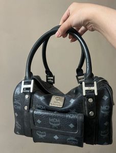 MCM Monogram Boston Bag