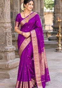 new silk saree with free bangle kurti