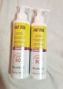 spf50 LOVEco bodylotion 2 bottle