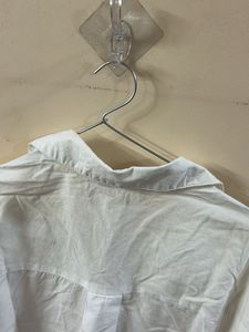 Classic White Cropped Shirt