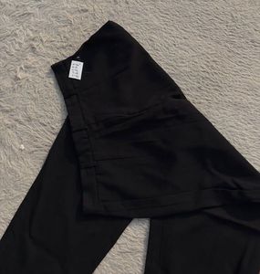 New Classic Black High-Waisted Trousers