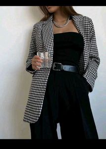 Houndstooth Blazer