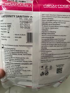 Maternity pads and disposables