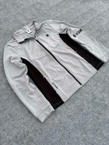 K-Swiss Gray Zip-Up Jacket
