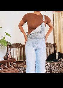 Light Wash Denim Overalls