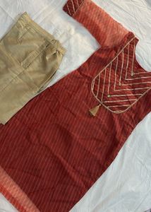 ORGANZA BANARASI SUIT SET