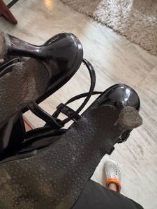 Black Strappy Heels