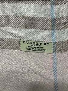 Burberry Pink Check Scarf