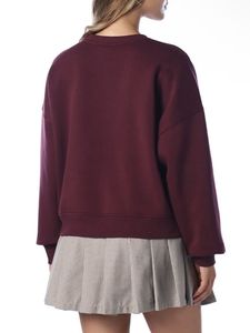 Maroon Crewneck Sweatshirt