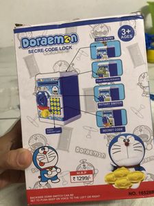 Secret Lock Piggy Bank (Doraemon)