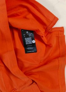 Men's Orange Polo Shirt