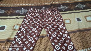 Brown Woman And Girls Winter❄⛄ Trousers👖