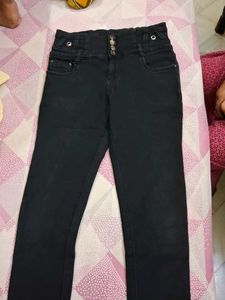 High Waisted Black Jeans