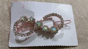 silver long earring without back loop