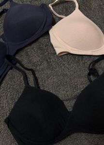 comfy Everyday wireless cotton Bras (Set of 3)