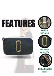 Chic Crossbody Bag with Stylish Strap