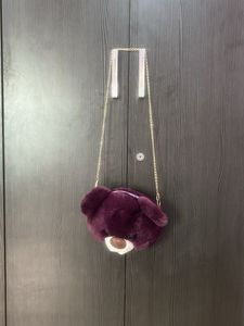 Plush Teddy Bear Crossbody Bag